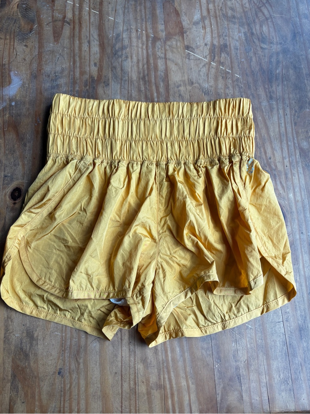 Yellow/Gold Free People Shorts